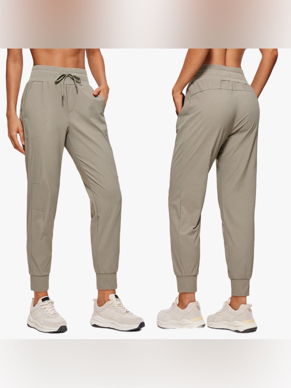 CRZ YOGA Ripstop Pocket Hiking Jogger Cliff Ash Women’s Size XS - Picture 2 of 9